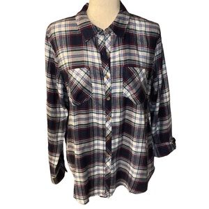 NWOT! Maurices~ Light Fit Flannel Shirt - Size Large
